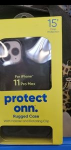 PROTECT ONN. RUGGED XASE WITH HOLSTER and ROTATING CLIP